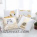 Bronceado almohada decorativa blanco y negro las hojas de oro amor geométrico impreso labios Home Decor sofá almohada 18*18 ali-04953775